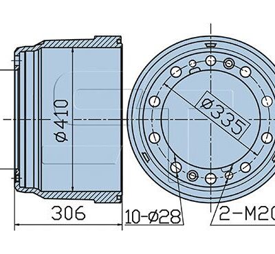 REMTROMMEL 225MM